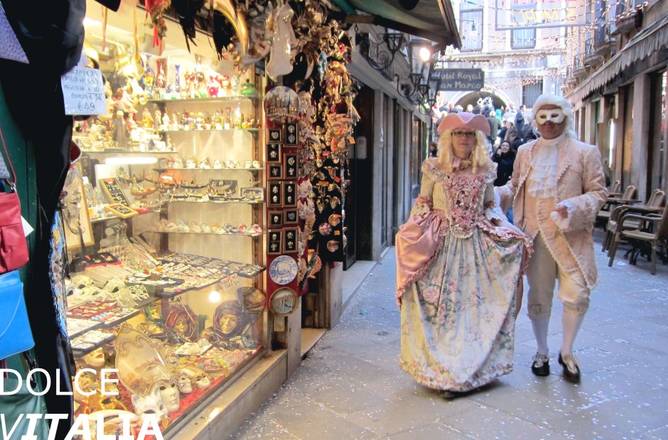 Venice street during annual famous carnival