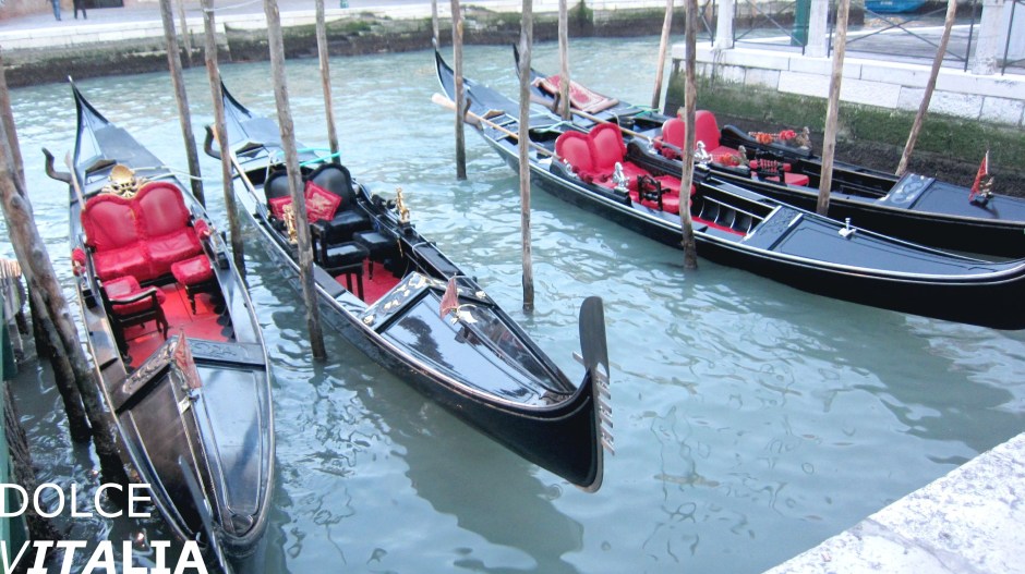 Gondolas from Venezia