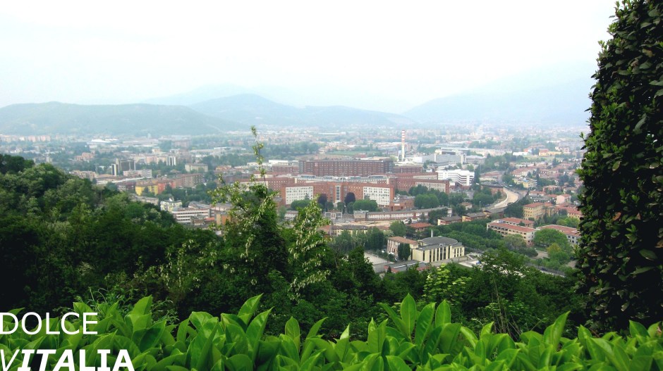 Brescia view from restaurant